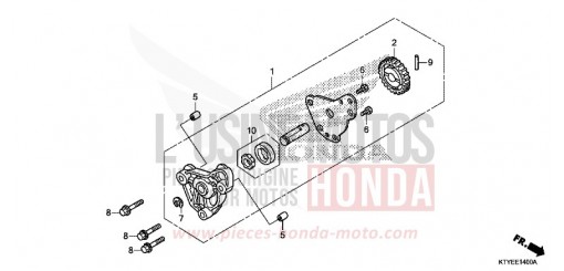 OIL PUMP CBR125RTF de 2015